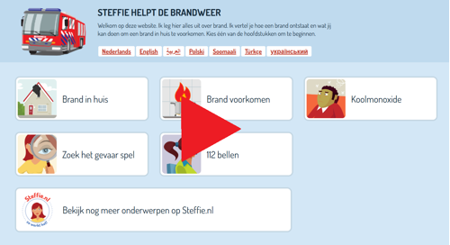 Deze video laat zien wat u moet doen om brand te voorkomen en wat u moet doen als er brand is
